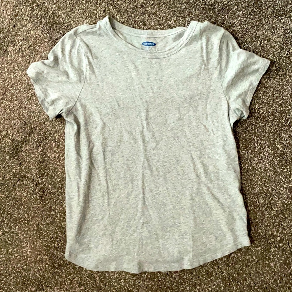 Old Navy Gray Crew Neck T-shirt